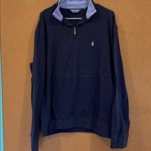 🌨  Navy Polo Sweatshirt